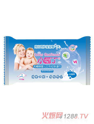 小園丁木糖醇嬰兒口手護膚濕巾1片裝