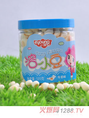 一揚牛奶味溶小豆120克