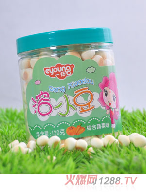 一揚綜合蔬菜味溶小豆120克