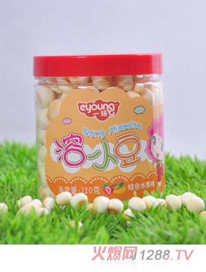 一揚綜合水果味溶小豆120克