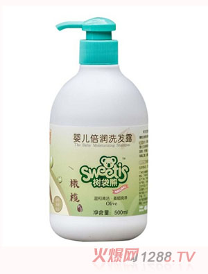 樹(shù)袋熊橄欖嬰兒倍潤(rùn)洗發(fā)露500ml