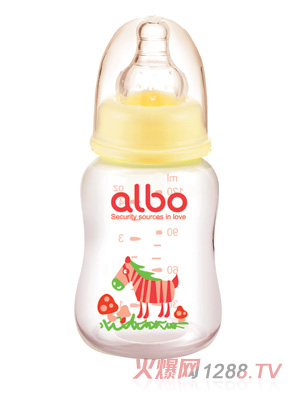 愛(ài)樂(lè)寶120ml標(biāo)口PP初生奶瓶