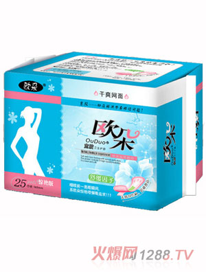 歐朵干爽網(wǎng)面25片護墊