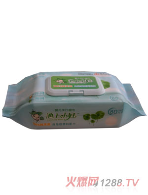 池上小娃嬰兒手口濕巾80片裝