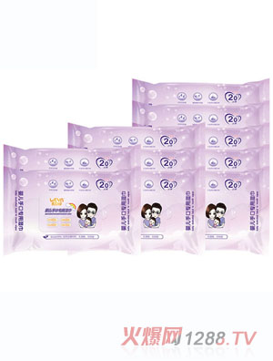 weya我們呀嬰幼兒手口專用濕巾小包無(wú)紡布20抽