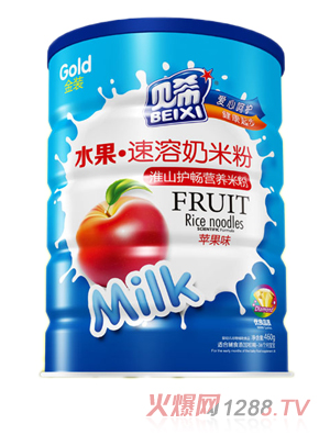 貝希水果速溶奶米粉鐵聽-淮山護(hù)暢