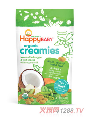 禧貝獼猴桃蘋果椰奶溶溶豆