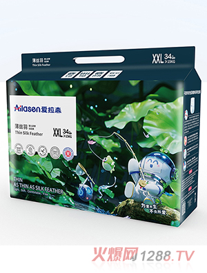 愛拉森薄絲羽系列風琴拉拉褲XXL碼