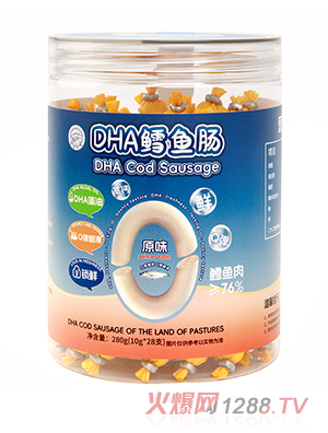 牧場之國DHA鱈魚腸280g-原味