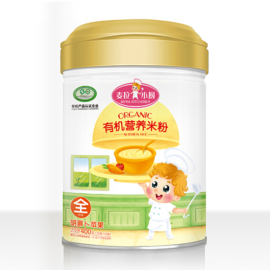 麥拉小廚-有機米粉罐裝-蘋果胡蘿卜啊