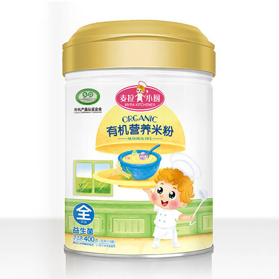 麥拉小廚-有機米粉罐裝-益生菌