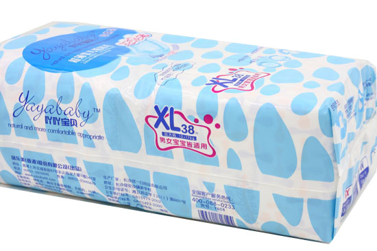 吖吖寶貝特惠裝尿片XL碼38片