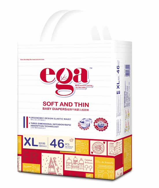 嬰姿雅柔薄干爽嬰兒紙尿褲大包XL46