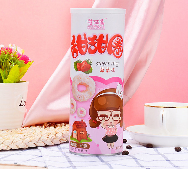 牯麗熊草莓味甜甜圈