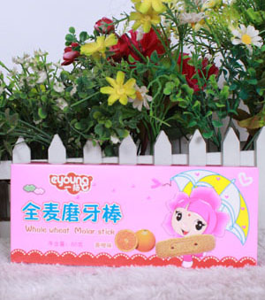 一揚(yáng)香橙味全麥磨牙棒80克