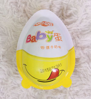 一揚(yáng)香蕉牛奶味Baby蛋黃色