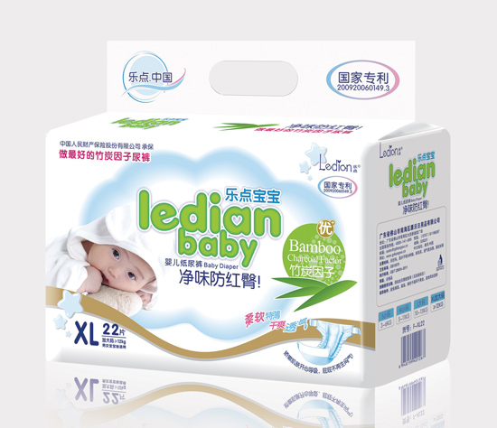 樂點寶寶凈味防紅臀尿褲XL22片