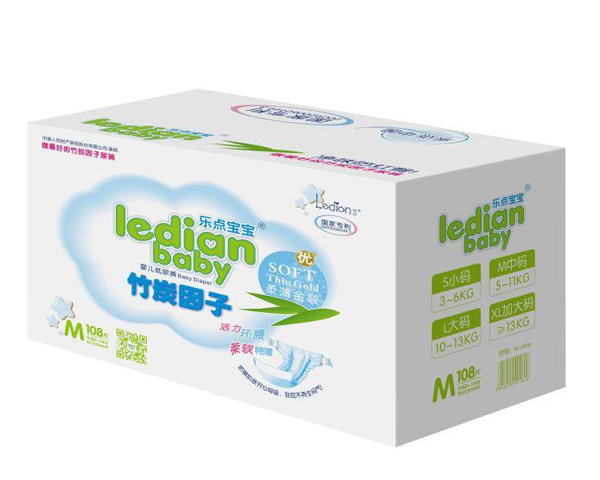 樂點寶寶竹炭因子嬰兒紙尿褲