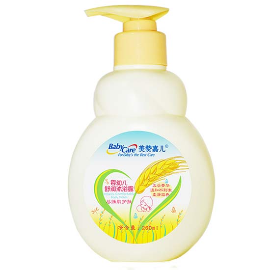 美贊嘉兒舒潤沐浴露