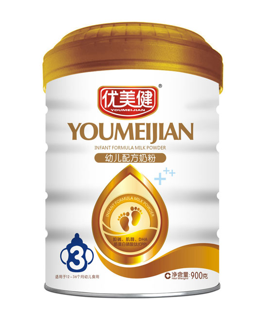 優(yōu)美健普裝幼兒配方奶粉聽裝3段