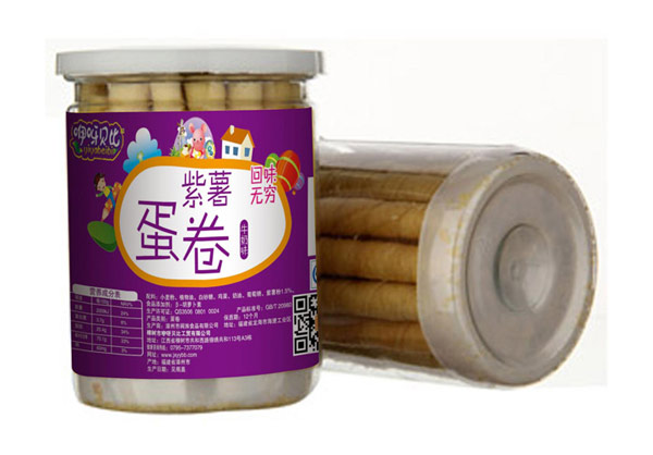 咿呀貝比紫薯蛋卷