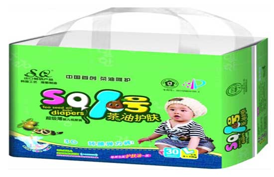 SQ1號茶油護膚嬰兒紙尿褲L碼
