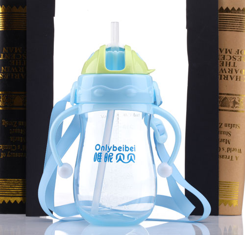 唯昵貝貝自動(dòng)吸管水杯藍(lán)色