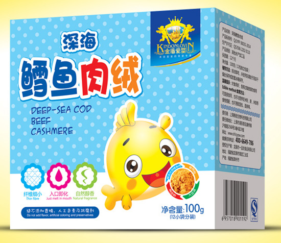 金盾愛嬰深海鱈魚肉絨盒裝