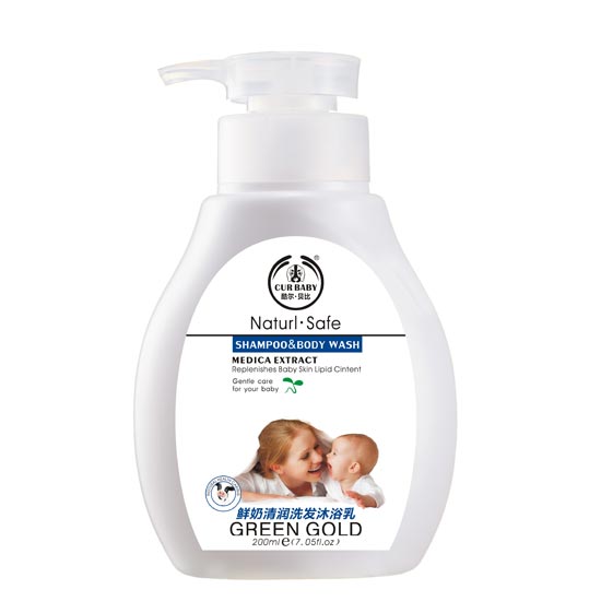 酷爾·貝比鮮奶清潤(rùn)洗沐二合一200ml