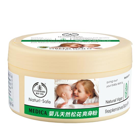 酷爾·貝比松花爽身粉120g