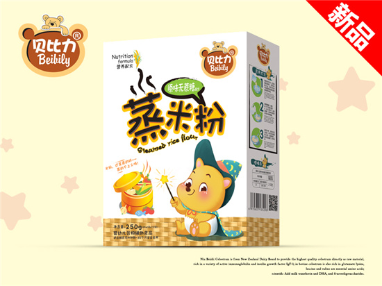 貝比力原味無(wú)蔗糖蒸米粉盒裝